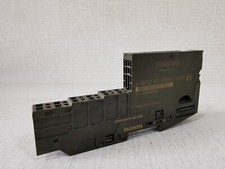 SIEMENS 6ES7 131-4BD00-0AB0 WITH 6ES7 193-4CA50-0AA0 W/ DAMAGED PART