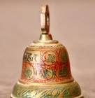 Vintage Brass "COW" Bell Looks like an image of a Cow on it,2-1/4" — photo 4