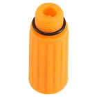 16mm Male Thread Dia Plastic Oil Plug for Air Compressor Orange I9Z26504