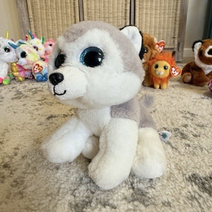 Ty Beanie Boos Slush Husky Plush Stuffed Animal Glitter Eyes 2019 MPN 36866