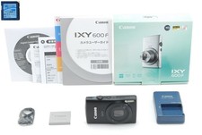  N MINT BOX  Canon PowerShot IXY 600F 12.1MP Black Digital Camera  Box, Extra