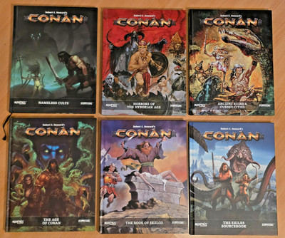 Conan RPG Lore Bundle 6 Hardcover Bände - Supplements - Modiphius 2d20 EN