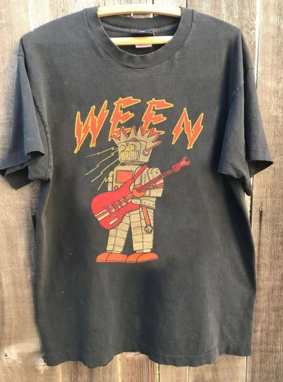 Camisa Ween Tour Banda Diseño Raro Camisa Algodón Carbón Unisex S-5XL KH17063 Foto 2 de 2