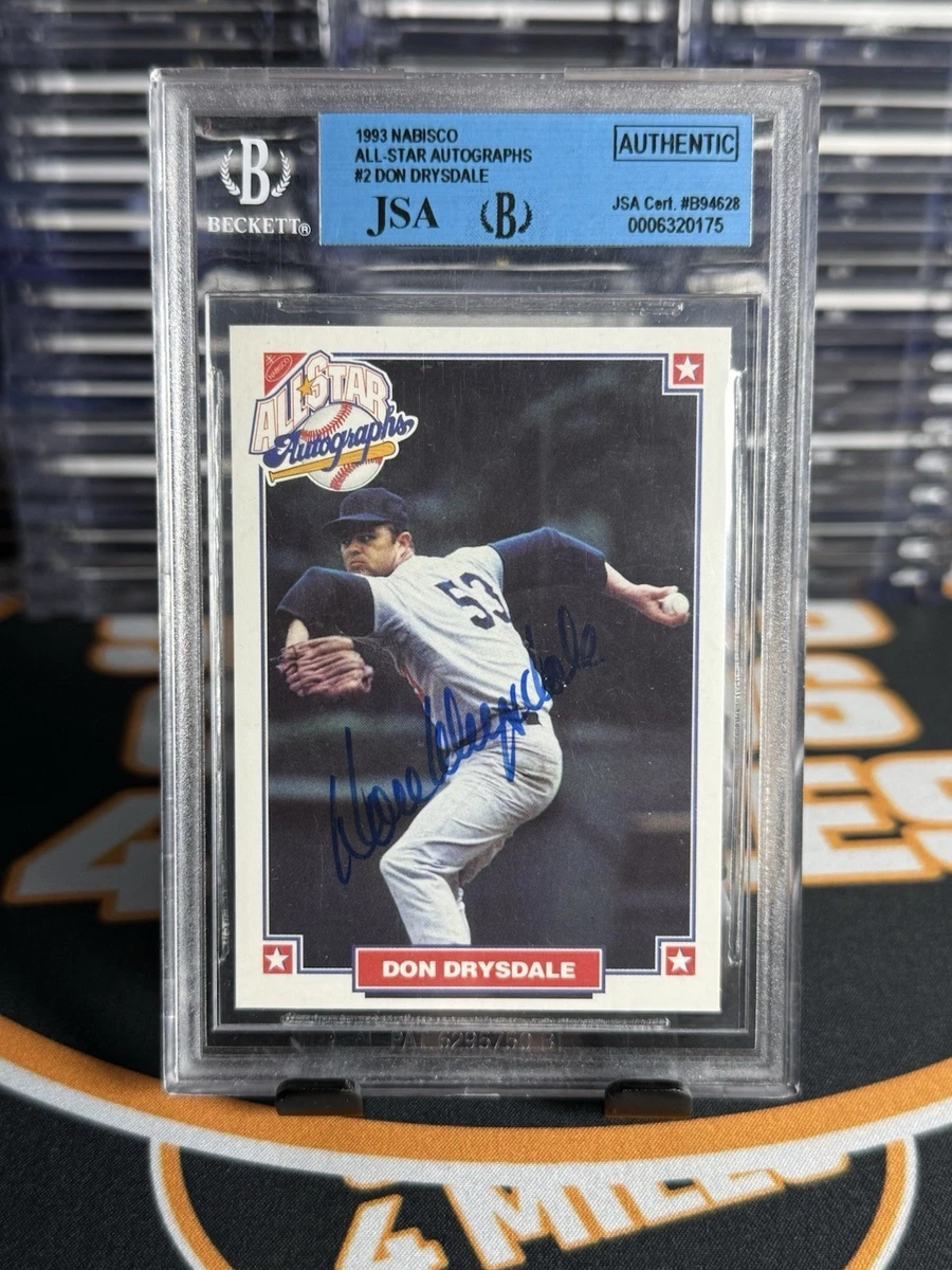 Autograph Don Drysdale Baseball Cards for sale | eBay