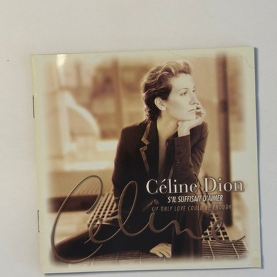 Céline Dion   S'il suffisait d'aimer CD 1998 French Pop Sony Music Epic