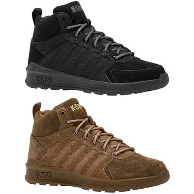 K-Swiss Vista Trainer Mid WNT Herren Sneaker | Turnschuh | Sportschuh | Leder -