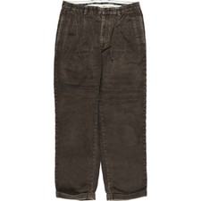 Used Brooks Brothers THOMPSON Two-pleat Corduroy Pants Men's Size W33