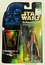 Star Wars Saelt-Marae (Yak Face) Power of the Force Collection 2 Green/Holo Card