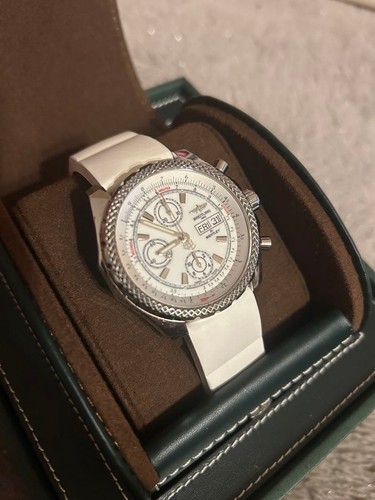 Breitling Bentley GT2 Chronograph White Dia 45mm A13365 Automa...