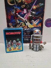 Retro Robot-7 Wind-up Mechanical Tin Toy - Walking - Original Box