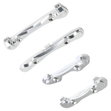 CNC Aluminum Front & Rear Hinge Pin Brace Set for 1/5 RC Car Losi 5ive T/ 5T 2.0
