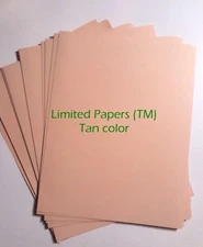 Copy And Print Paper, 11"x17", 24 lb, Tan, 500 Sheets (24 pound, 11"x17")