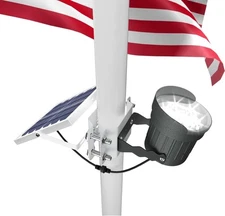 Solar Flag Pole Light 3In1 Design, Brightest Flag Pole Light Solar Powered, 2...