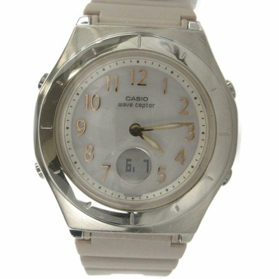 Casio Wave Ceptor LWA-M145 Watch Tough Solar Ana-Digi Logo Silver Color GY18
