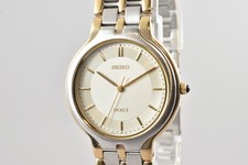 Orologio Uomo Vintage 1997 [Quasi Come Nuovo] SEIKO Dolce 8J41-6090 Quarzo Bicolore GIAPPONE