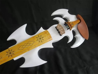 New shape SONG White color  4/4 Electric Violin, Solid wood, Free case bow Cable