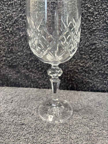 2 bicchieri da vino bianco in cristallo di Boemia - Crystalex - 7" - Foto 4 di 9