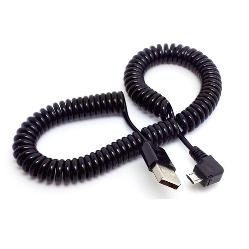 Elbow Telescopic Spring Data Cable – USB Fast Charging Cord for Android - 第 3/5 張圖片