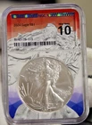 2024 US Silver Eagle NGCX 10 Perfect Grade RWB Slab