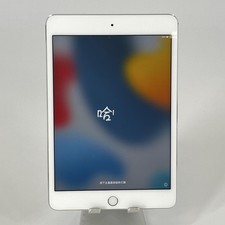 Apple iPad Mini 4 Silver 128GB WiFi - Very Good w/ White Spots