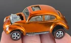 Vintage Hot Wheels Redline 1968 RIDICULOUS ORANGE Custom Volkswagen - BP FRESH!