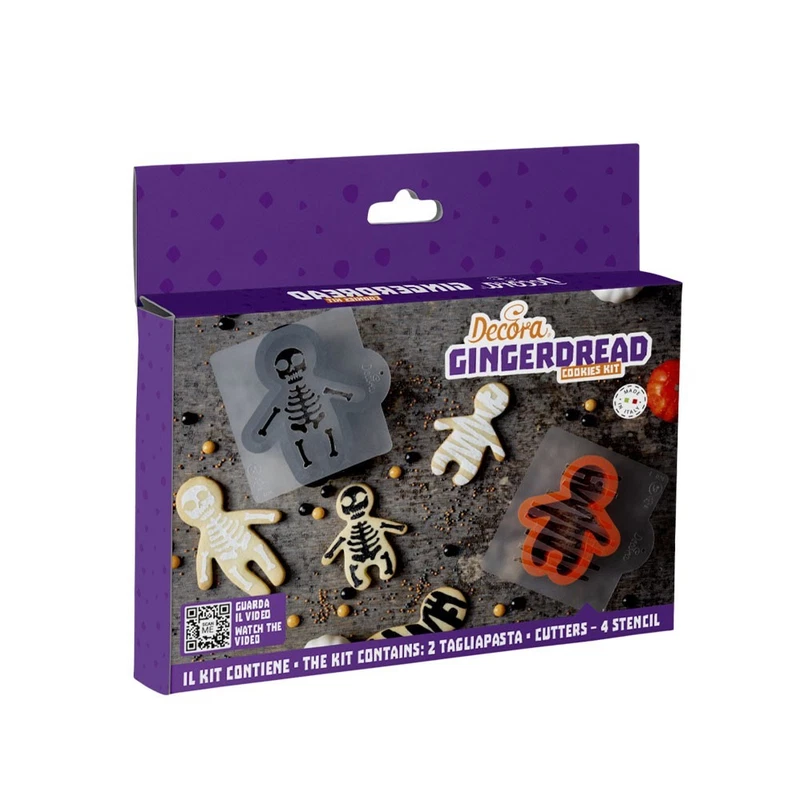 Stampo per Biscotti Formina Tagliapasta HALLOWEEN Stampino e Stencil SCHELETRO