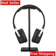 Headphone Stand Headset Holder Earphone Stand with Aluminum Supporting Bar Fl...