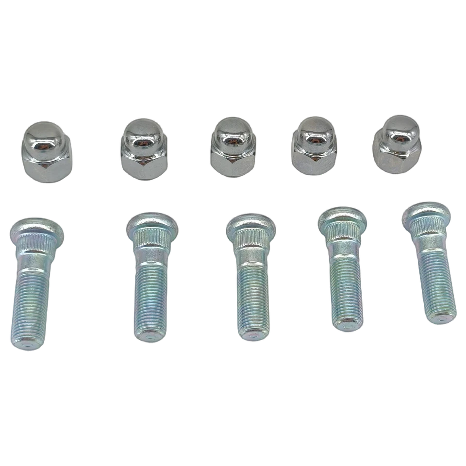 5x Wheel Hub Bolt Stud & Nut Set For 00-15 Subaru Legacy, Outback, Forester Foto 2 de 4