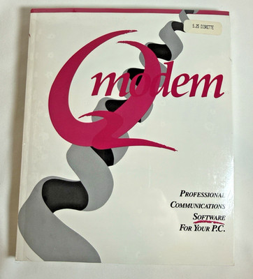 VTG Qmodem Professional Communication Software 5.25 Diskette, Factory Sealed