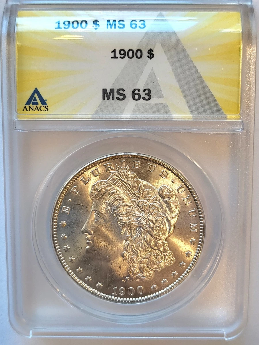 MS 63 Graded 1900 Year Morgan US Dollars (1878-1921) for sale | eBay