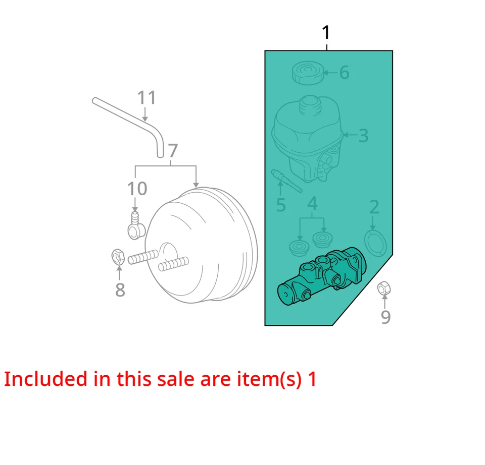 2009 Dodge Ram 1500 Brake Master Cylinder OEM 181K Miles - LKQ400890579 - Изображение 4 из 4