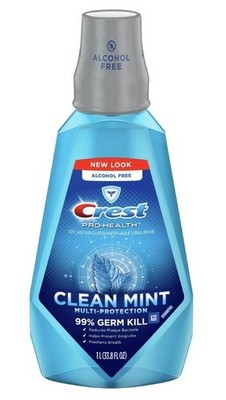 Crest Pro Health Multi-Protection Mouthwash with CPC Clean Mint, 1L (33.8 fl oz)