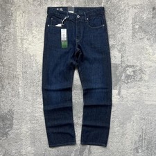 G-Star Raw 3301 Straight Jeans Men's W28 L30 Dark Denim BNWT Kir Broken Twill