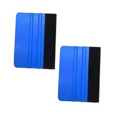 4 Inch Plastic Felt Edge Squeegee, Mini Squeegee Car Window Film Tinting 2PCS