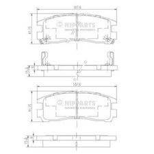 Kits de frein Mitsubishi 3000