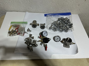 Lot of beer dispensing equipment and Beverage lines