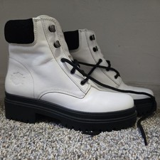 Harley-Davidson Women's Tressler WP White Motorcycle Boots D87206 Size 7M