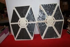 1978 Vintage Star Wars White Tie Fighter set of two Wings Part