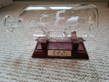 Mary Rose Glass Ship In A Bottle , 1545 Henry Vll’s Flagship