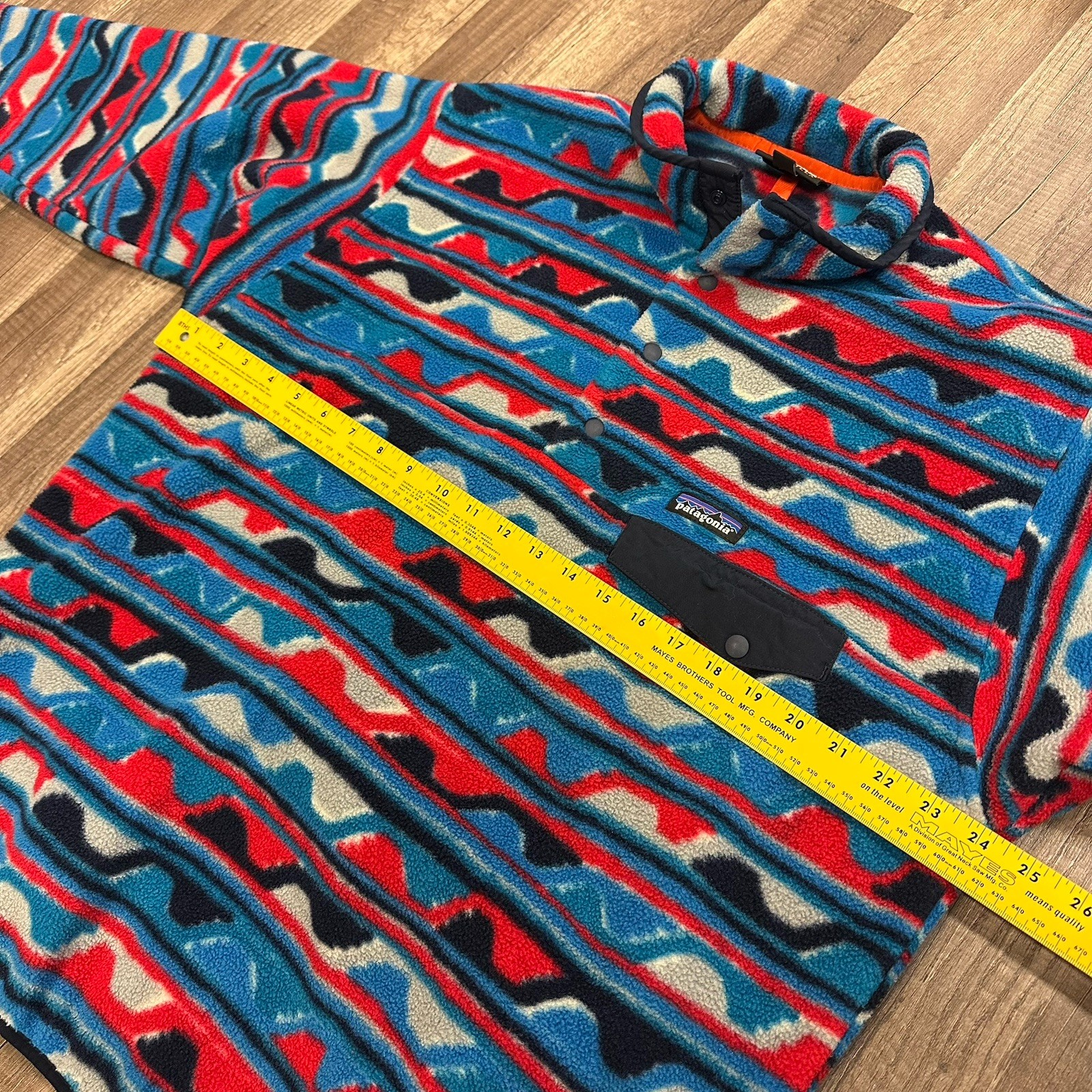 PATAGONIA SYNCHILLA BUTTON SNAP PULLOVER JACKET A… - image 3