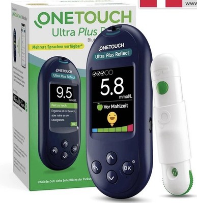 OneTouch Ultra Plus Reflect  Blutzuckermessgerät (mmol/L) I 1 Messgerät,