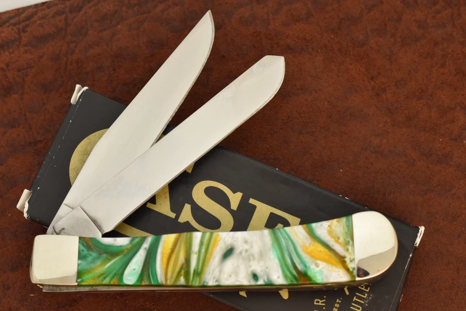 CASE XX USA EMERALD RIVER FULL SIZE TRAPPER KNIFE 9254 SS 2025 CORELON (27380) - Image 2 of 4