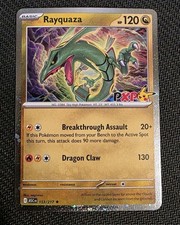 Pokémon World Championship XP Promo Rayquaza 153/217 Holo Rare Card