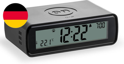 Funkwecker Digital LCD Flip Clock Licht Snooze Repetition Crescendo Alarm - 1874