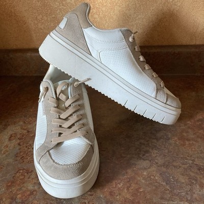 Skechers Sz. 9 Street Flex Flossy Micro Perfdural Leather Suede Slip On Sneakers