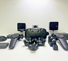 HTC Vive VR Kit w/ 3 x 3.0 Vive Trackers, 2 x...