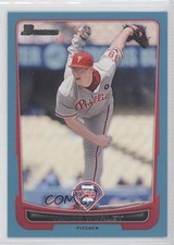 2012 Bowman Blue Border 228/500 Vance Worley #105 t5t