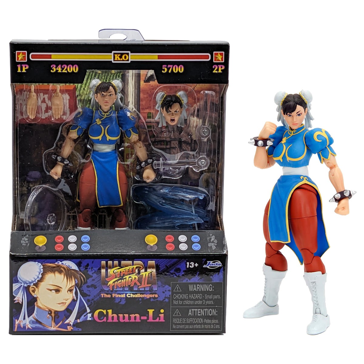 Jada Toys Ultra Street Fighter II Chun-Li 6-Inch Action Figure