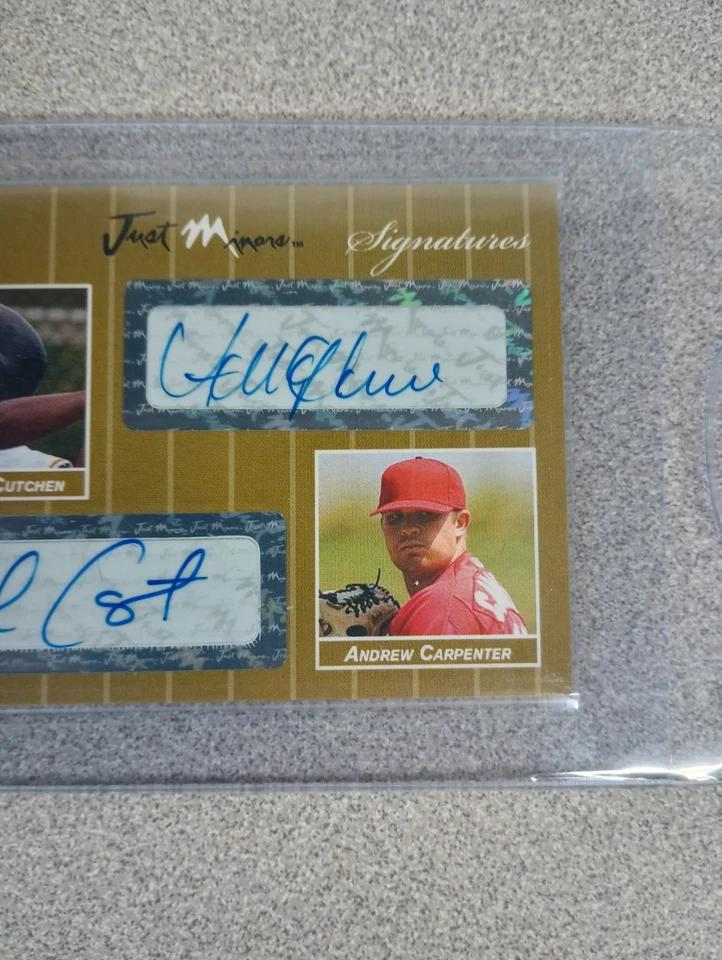 Just Minors 2007 doble firma Andrew McCutchen/Andrew Carpenter radiocontrol automático/10 Foto 3 de 4