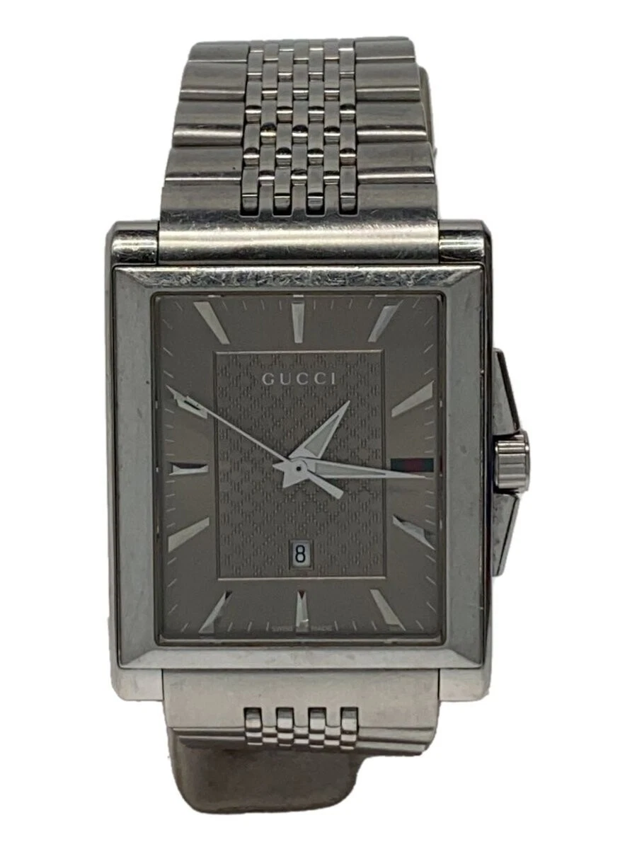 Montre Gucci Quartz Analogique Acier Inoxydable Or Occasion